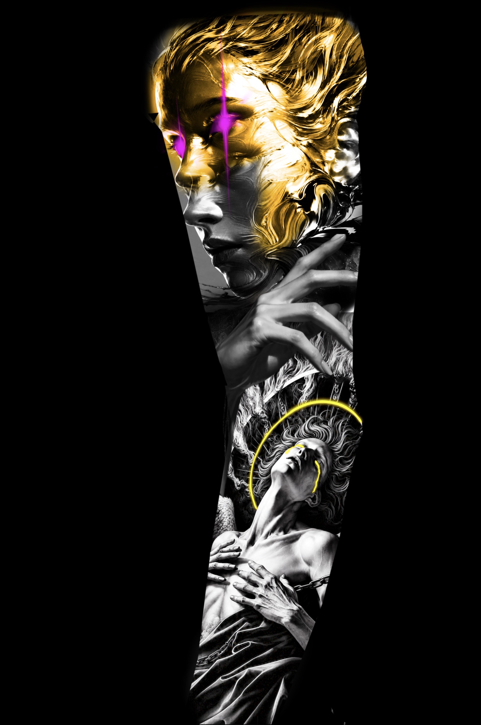 Divine Descent — Cyber Angelism Vol. I, Plate VI